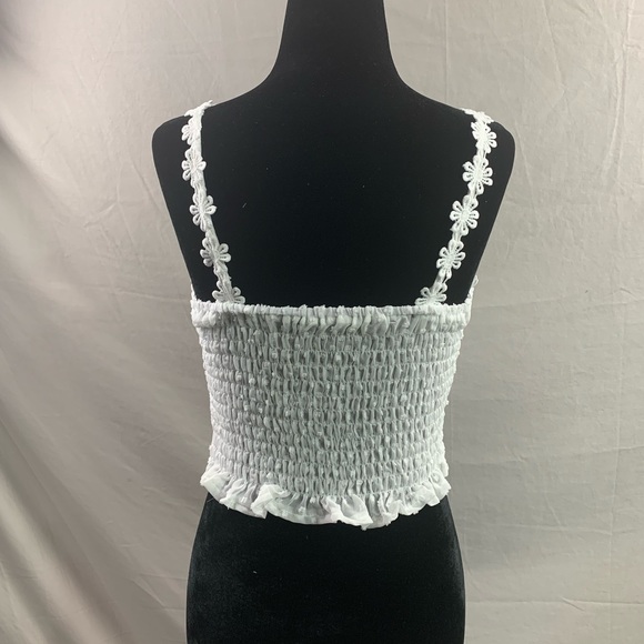 White Guipure Lace Cami Top - Picture 9 of 10